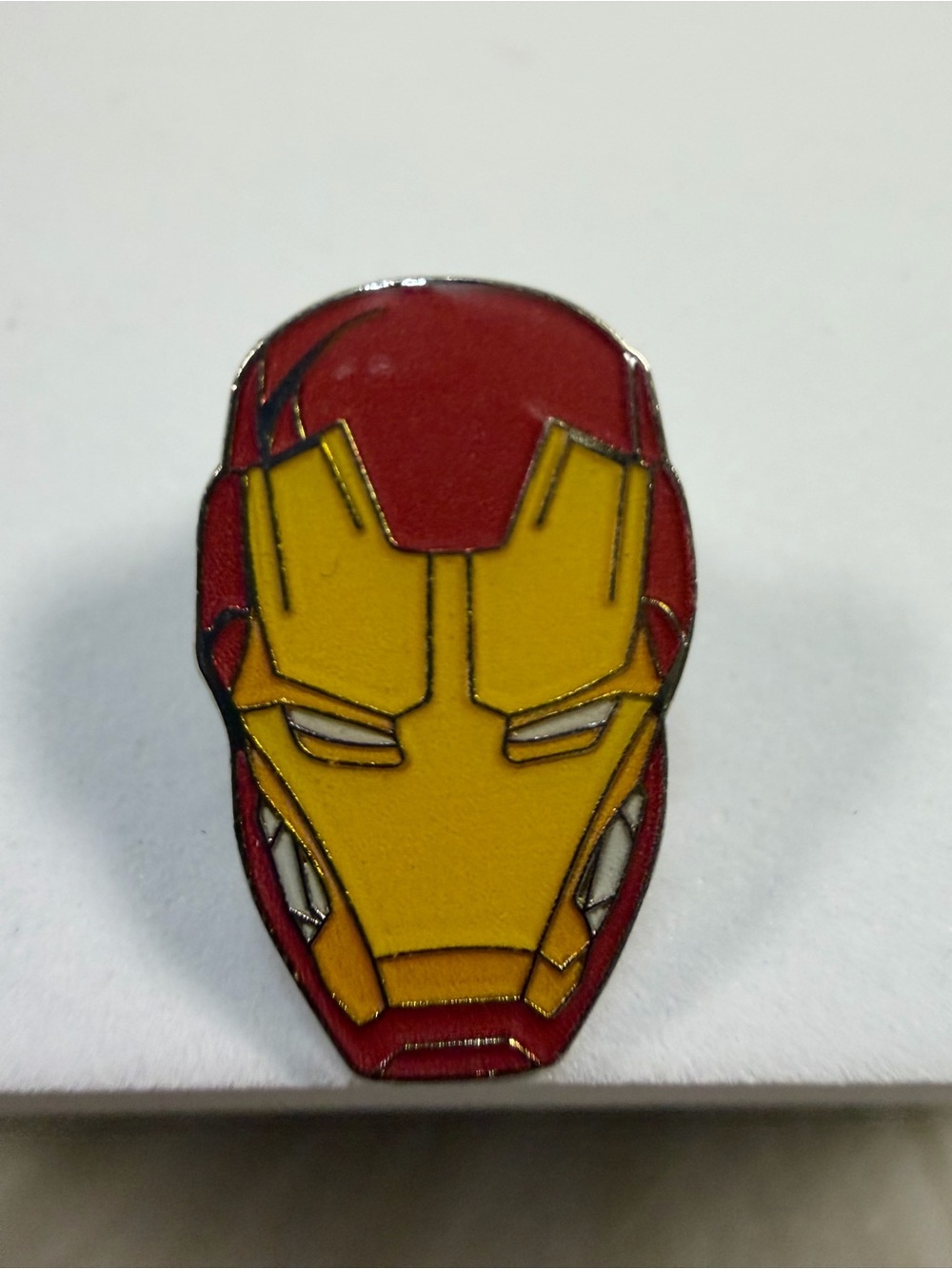 💙3/$20💙 Iron Man Enamel Pin - Red & Gold Helmet